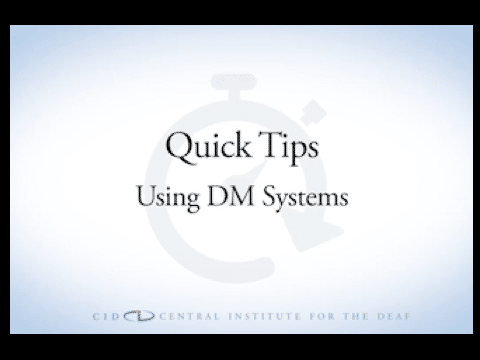DM quick tip
