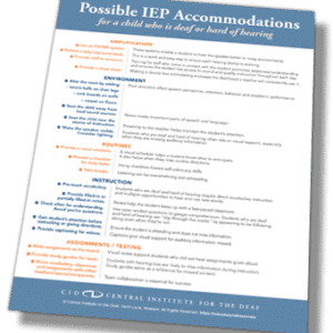 preview CID IEP accomodations